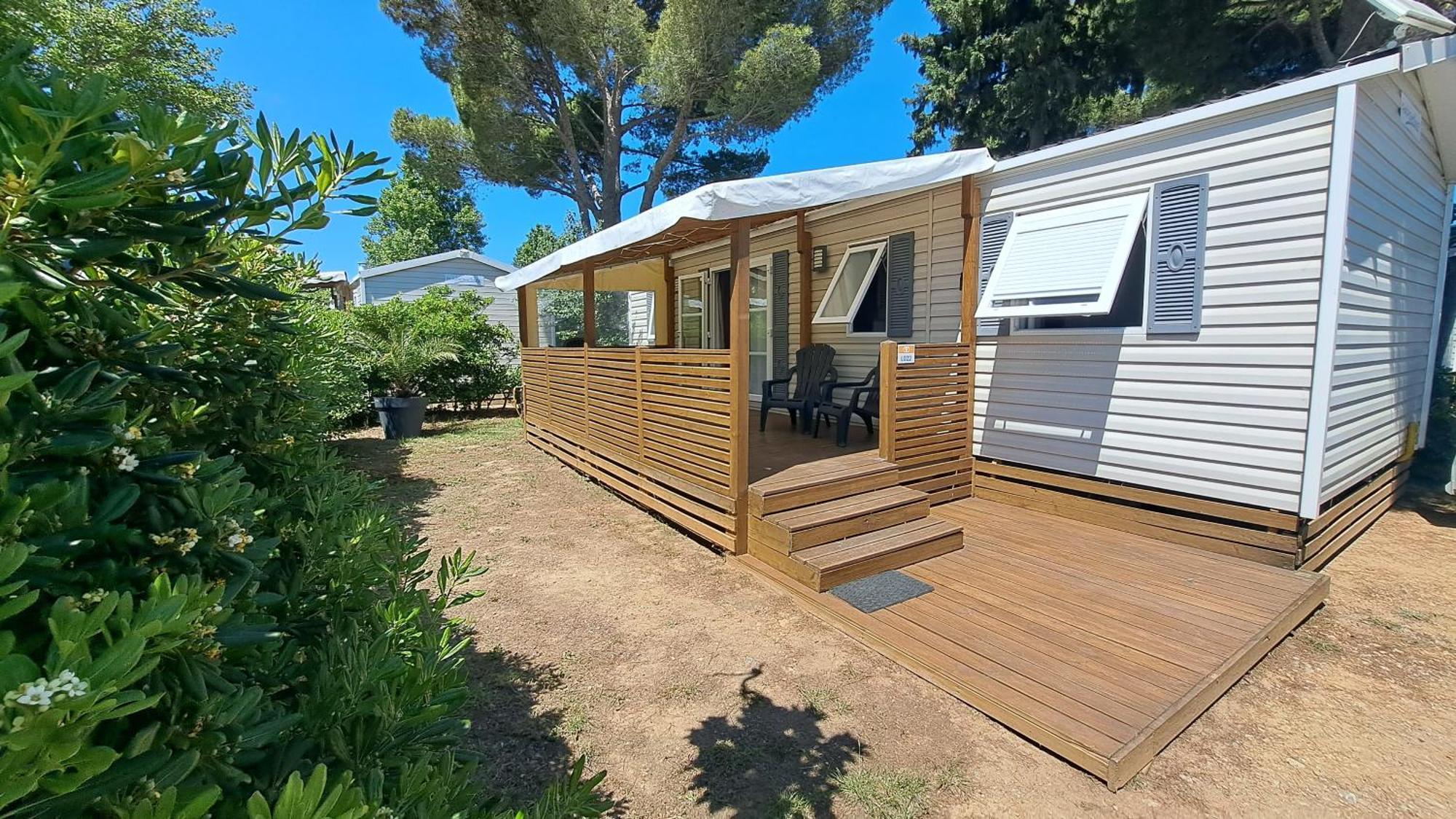 Mobile Home Climatise 3 Chambres A Narbonne Plage Exterior photo